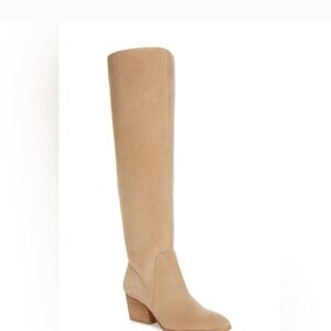 Vince Camuto Tan Over the Knee Boots